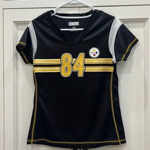 NFL Team Appeal T-Shirt Womans Small Pittsburgh Steelers Brown 84